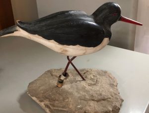 wooden oystercatcher model