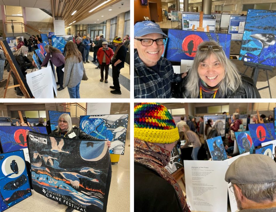 4 photos of people at the St. Louis River Summit's annual conference