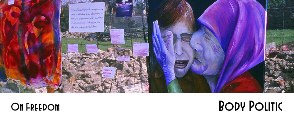 About Place Journal - On Freedom - Body Politic section header